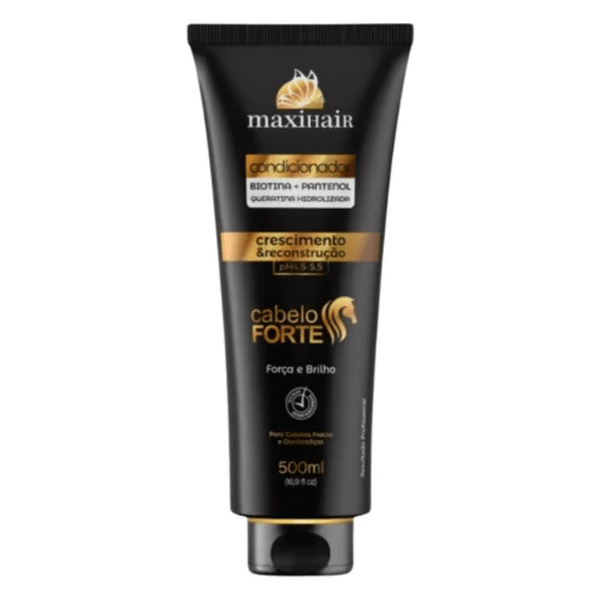 Condicionador Crescimento e Reconstrução Maxihair Cabelo Forte 500ml